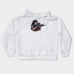 Tactical Girl Kids Hoodie